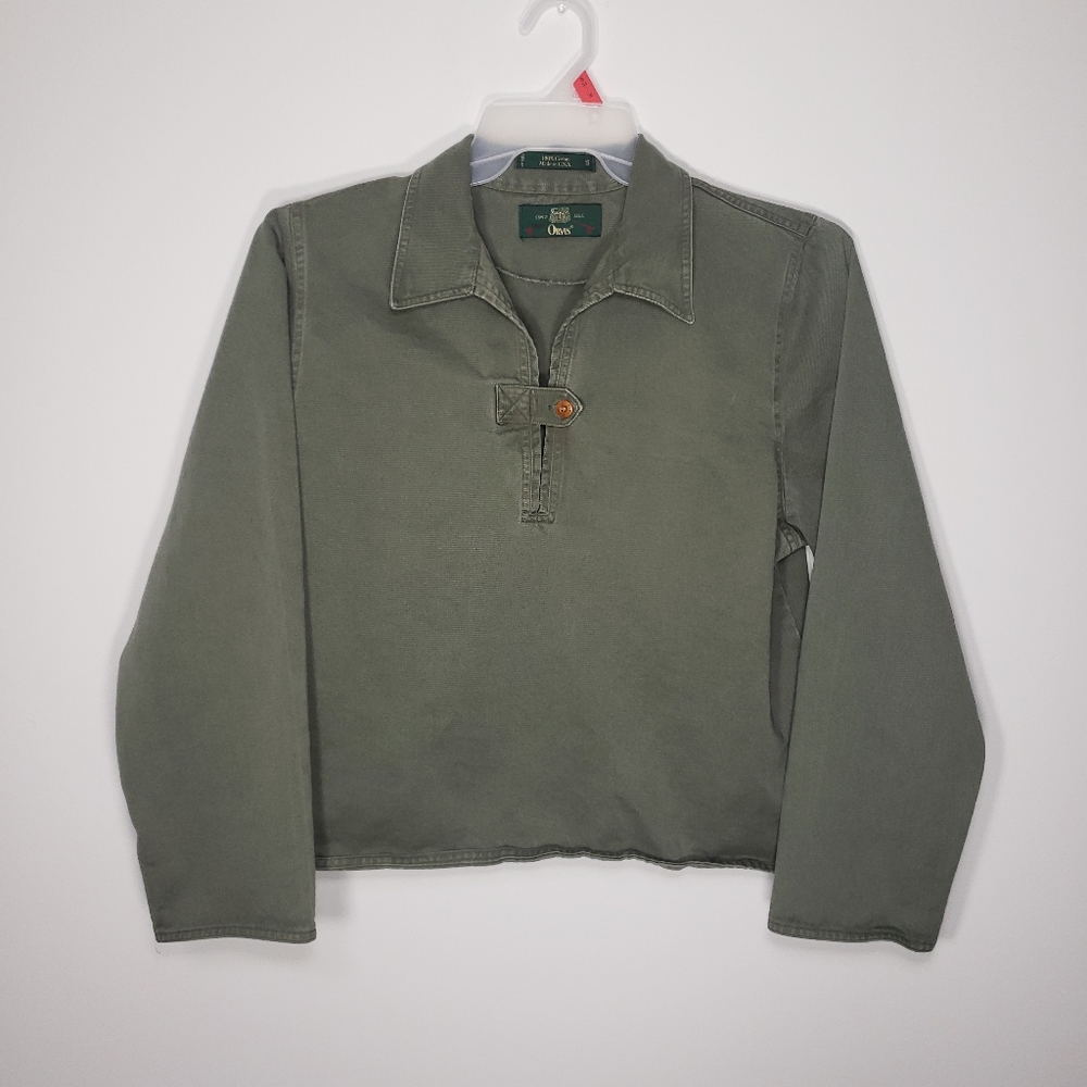 Orvis One Button 1/2 Open Chest Cotton Jacket || Women's Size: Small || USA Made